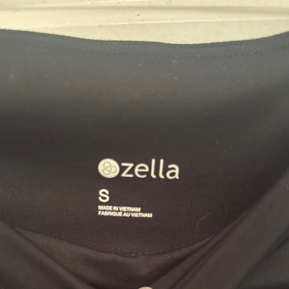 Zella Black Wide Leg Pants with Relaxed Fit and Full Length - Picture 2 of 5